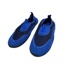 Blue Kids Water Shoes Slip On Aqua Socks Beach Pool Boys Size 13 Vacation Travel
